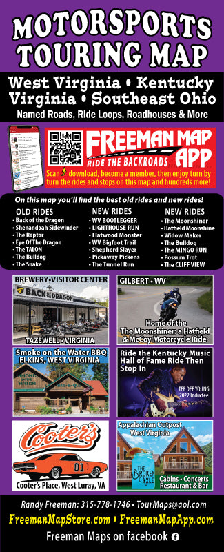 Motorcycle Touring Map – FREEMAN MAPS