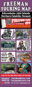 Motorsports Touring Map ADK, 1000 Islands, N. Catskills and Vermont