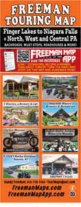 Motorsports Touring Map Finger Lakes to Niagara Falls and North, West & Central PA