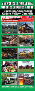 Southern Adks Hudson Valley Winery Distillery Map